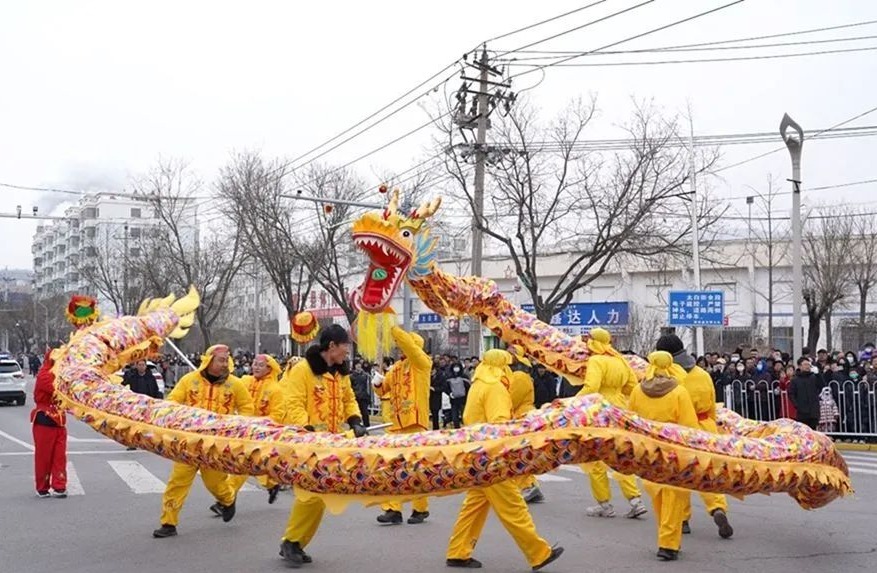 【原创】天水秦安:万人空巷!22支社火队齐聚街头巡演“闹春”_fororder_640