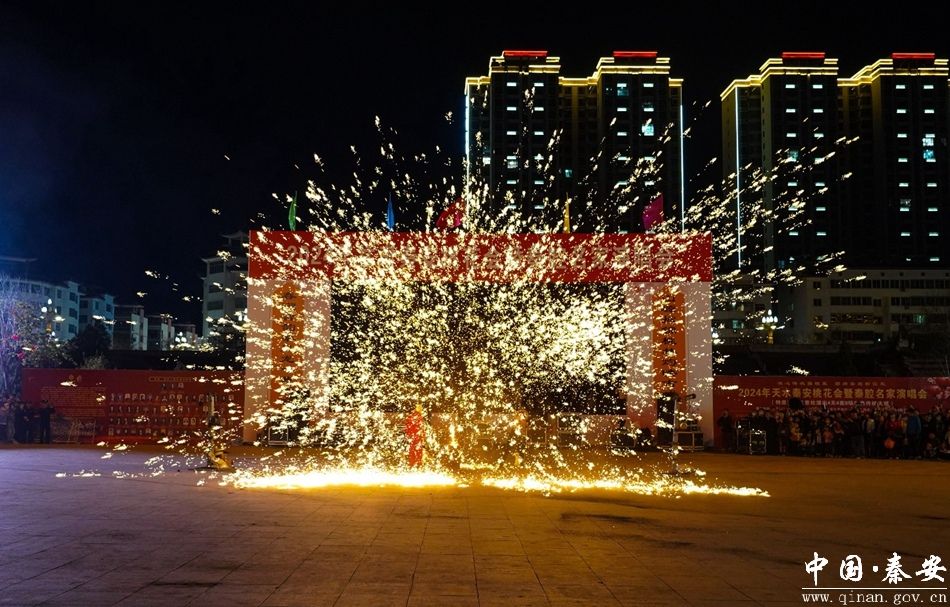 2024秦安桃花会2024甘肃秦安桃花会兴国文化广场演出活动掠影