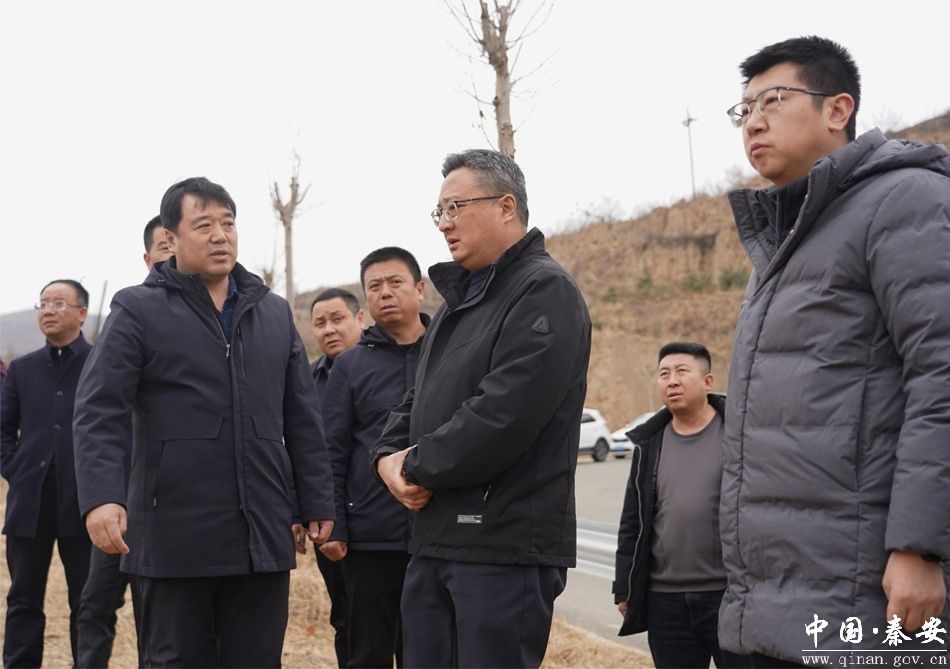 周济调研葫芦河秦安县西川段水生态修复及综合治理工程