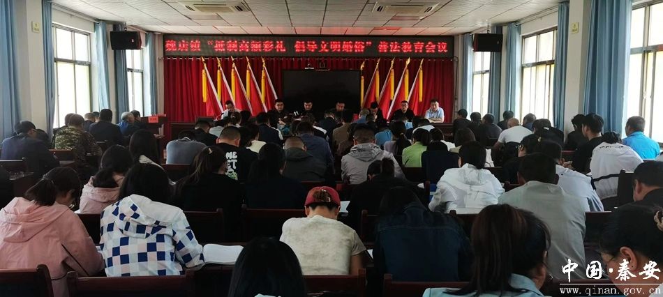 魏店镇召开"抵制高价彩礼 倡导文明风俗"普法教育会议