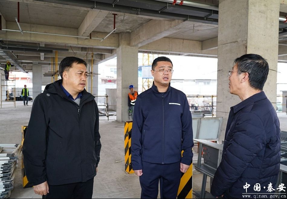 王龙强督查全县重点项目建设情况