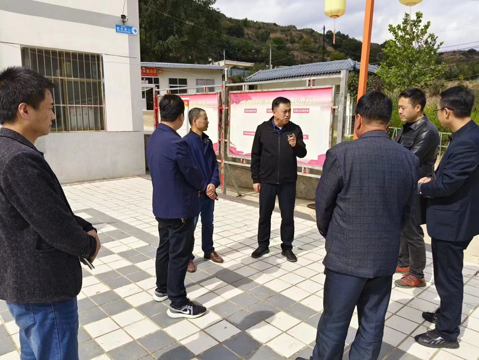 秦安县领导督查以工代赈项目和易地扶贫搬迁后续扶持工作